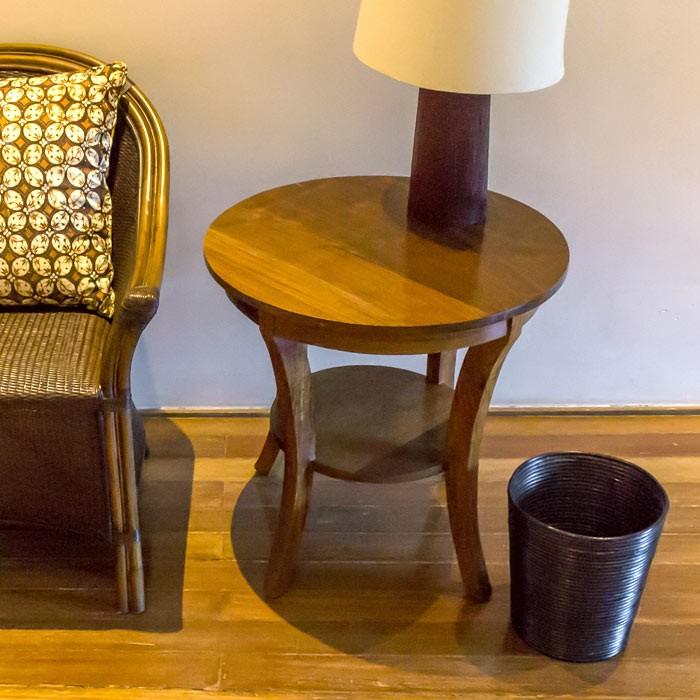 バスケット ゴミ箱 ごみ箱 ダストボックス ラタン 丸型 Mサイズ プランター カバー 収納 鉢カバー かご ランドリー ナチュラル アジア工房 13050 | ブランド登録なし | 06