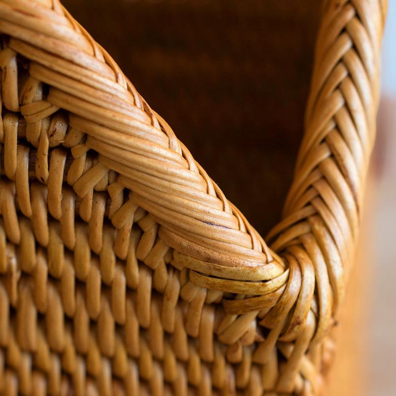 花瓶 フラワーベース 大きい カトラリースタンド アタ製 天然素材 ナチュラル アジアンインテリア アジア雑貨 13310 | ブランド登録なし | 15