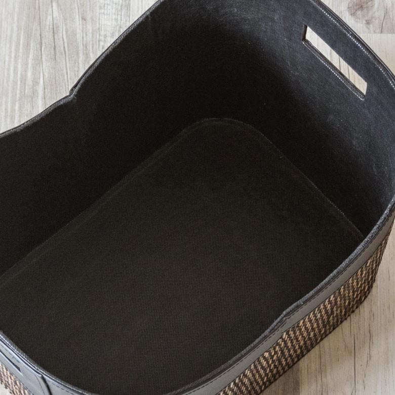 バスケット かご 深型 持ち手付き パームリディ ランドリーバスケット ハンドル付き 収納ボックス 脱衣かご ストッカー エスニック リゾート 13495 | ELEMENTS（インテリア） | 10