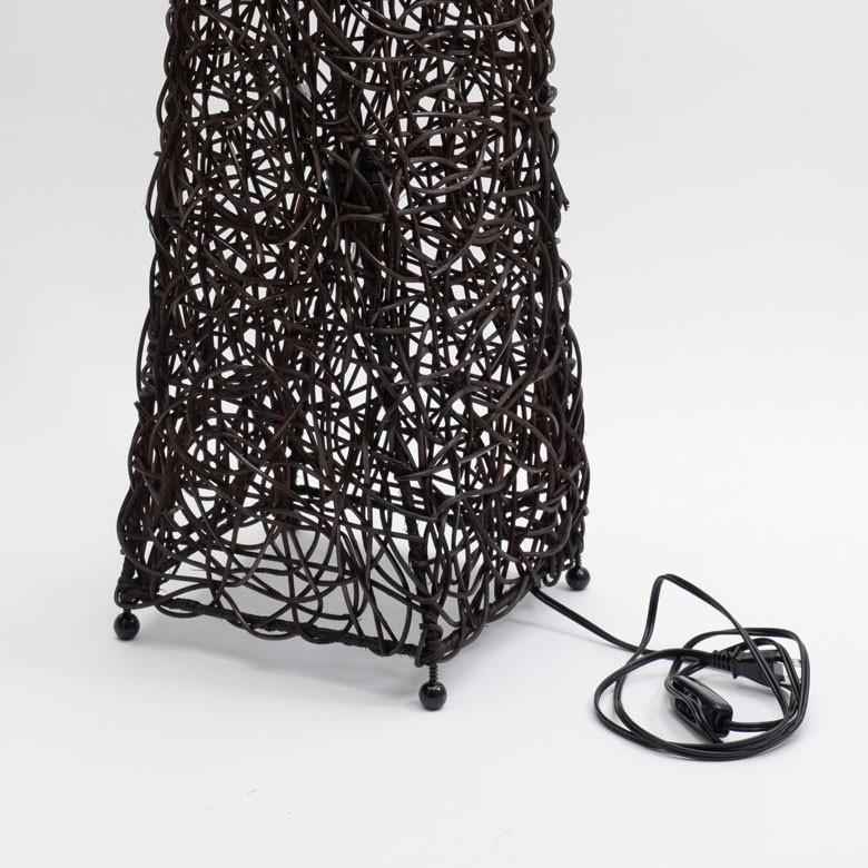 フロアライト 照明 スタンド ラタン製 籐 高さ約120cm アジアン バリ雑貨 間接照明 おしゃれ ランプ ツイストタイプ 13568 | ブランド登録なし | 11