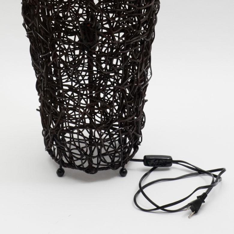 フロアライト 照明 スタンド ラタン製 籐 高さ約120cm アジアン