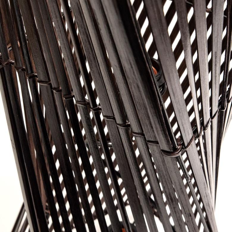 フロアライト 照明 スタンド バンブー製 竹 高さ約60cm アジアン バリ雑貨 間接照明 おしゃれ ランプ ツイストタイプ 13571 | ブランド登録なし | 01