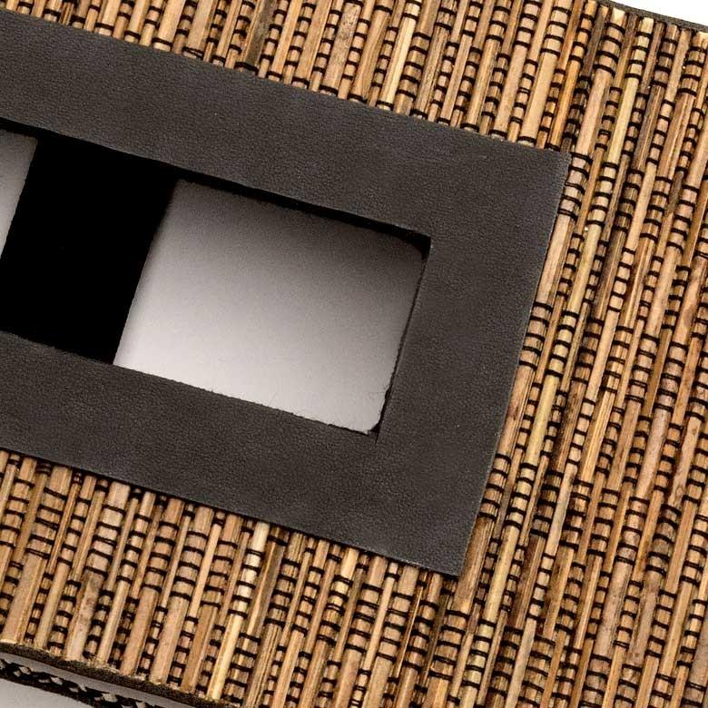 ティッシュケース パームリディ 壁掛け 吊り下げ ストラップ付 ブラウン アジアン アジアン雑貨 ナチュラル インテリア 13700 | ブランド登録なし | 02