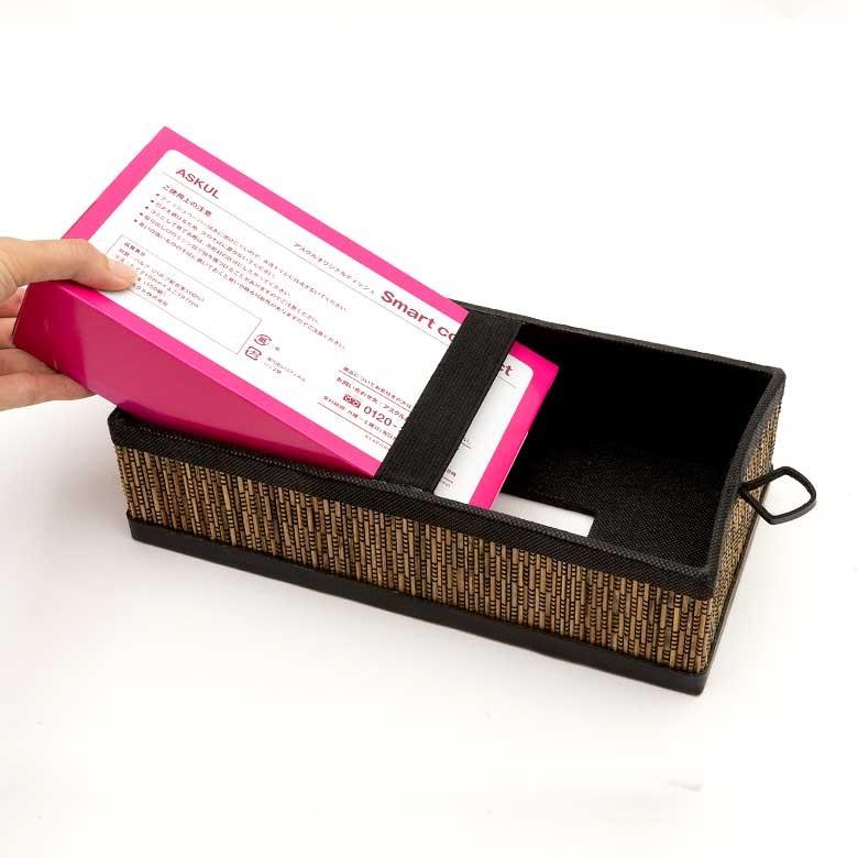 ティッシュケース パームリディ 壁掛け 吊り下げ ストラップ付 ブラウン アジアン アジアン雑貨 ナチュラル インテリア 13700 | ブランド登録なし | 08