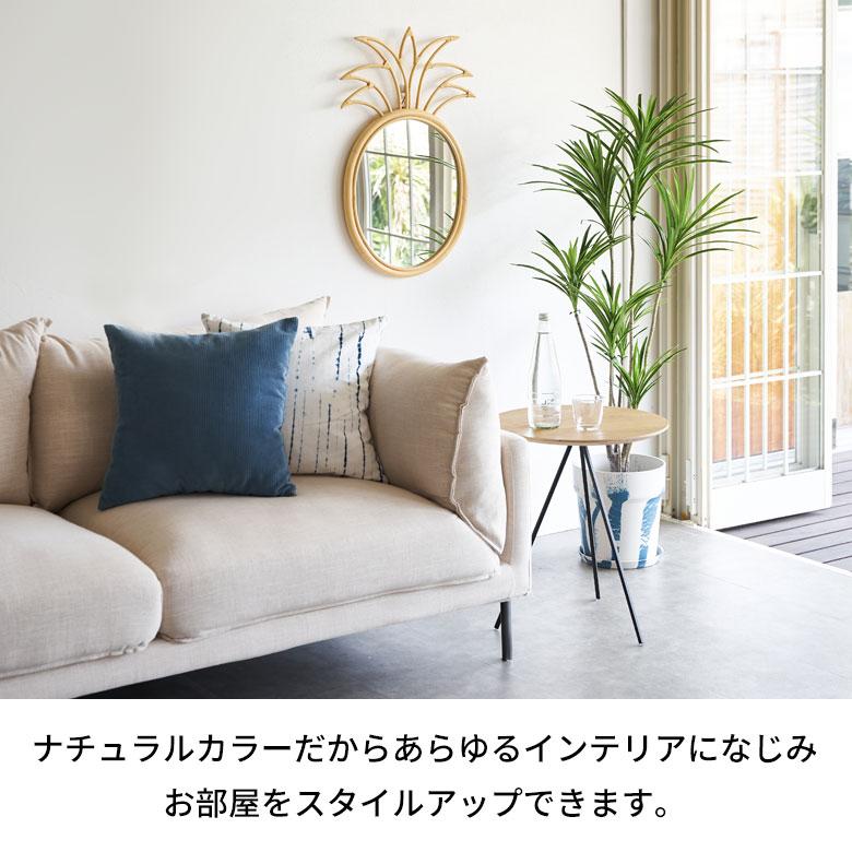 大きい 鏡 壁掛け ミラー ラタン ウォールミラー 楕円 パイナップル ラタンミラー デザインミラー おしゃれ 北欧 リゾート 雑貨 インテリア 西海岸 13705 | ELEMENTS（インテリア） | 04
