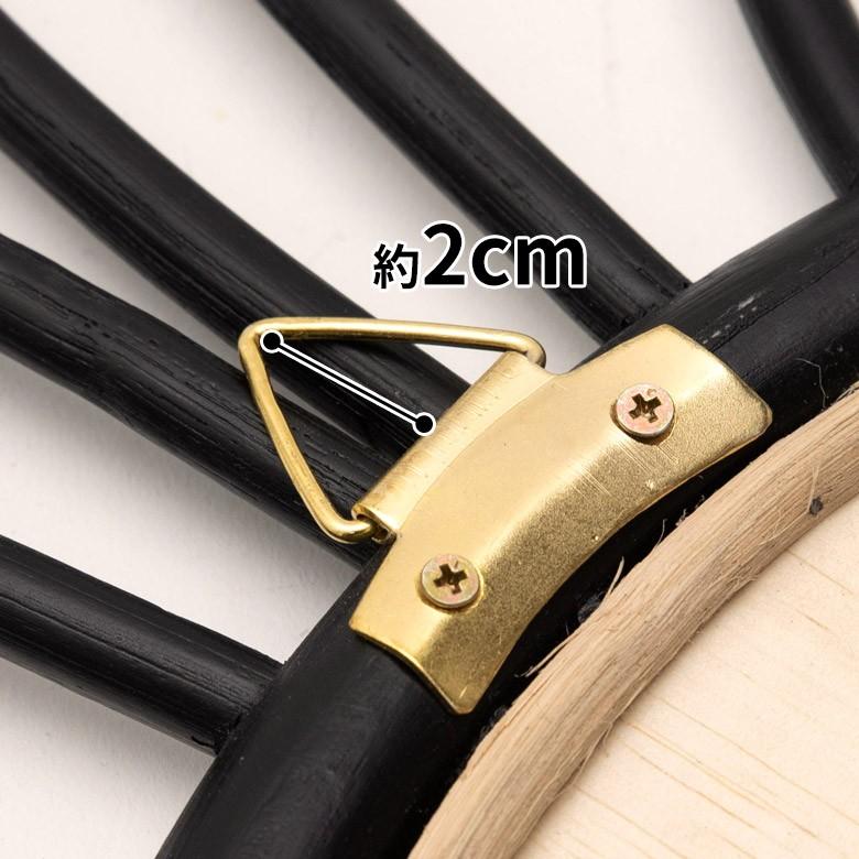 ミラー 鏡 壁掛け ウォールミラー パイナップル型 ラタン 壁掛けミラー 吊り下げ 西海岸 レストラン カフェ 店舗用 バリ おしゃれ 13706 | ブランド登録なし | 06