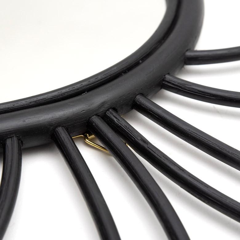 ミラー 鏡 壁掛け ウォールミラー パイナップル型 ラタン 壁掛けミラー 吊り下げ 西海岸 レストラン カフェ 店舗用 バリ おしゃれ 13706 | ブランド登録なし | 08