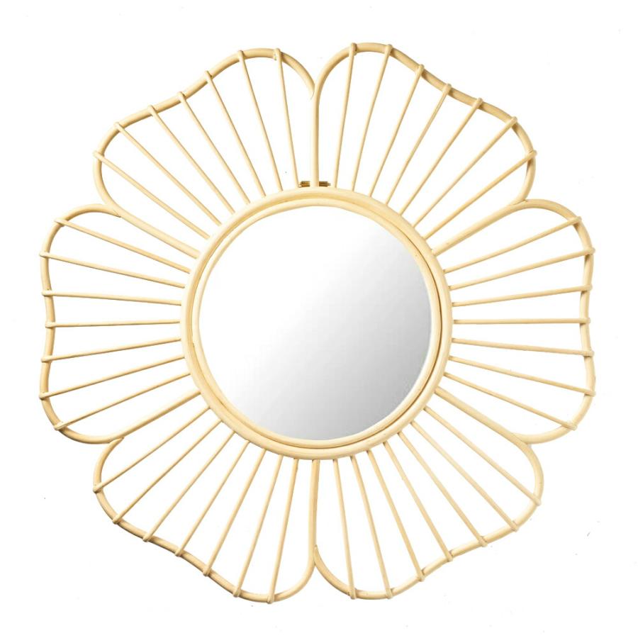 鏡 壁掛け ミラー ラタン ウォールミラー 丸 フラワー 壁掛鏡 ラタンミラー デザインミラー 花 おしゃれ 北欧 リゾート 雑貨 インテリア 西海岸 13709 | ELEMENTS（インテリア） | 20