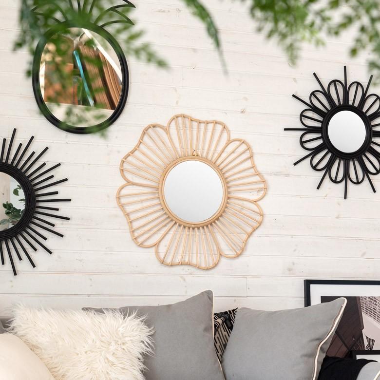 Mirror Flower REIMIさん お花を飾れるタイプ 壁掛けミラー