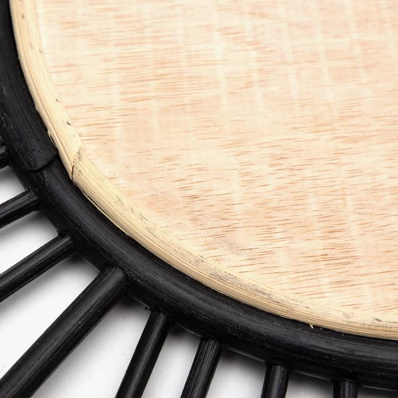 ミラー 鏡 壁掛け ウォールミラー フラワー 花型 ラタン 壁掛けミラー 吊り下げ 西海岸 レストラン カフェ 店舗用 バリ おしゃれ 13710 | ブランド登録なし | 07