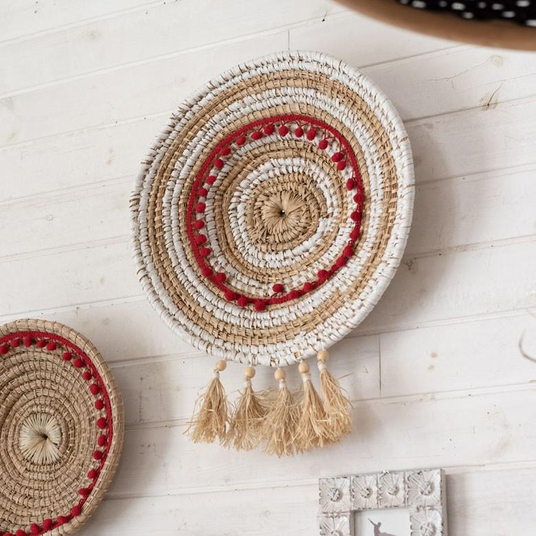 壁飾り ウォールデコレーション アジアン雑貨 インテリア 壁飾り 手作り おしゃれ 玄関 壁掛け アート バリ雑貨 おしゃれ リビング 40cm | ブランド登録なし | 11