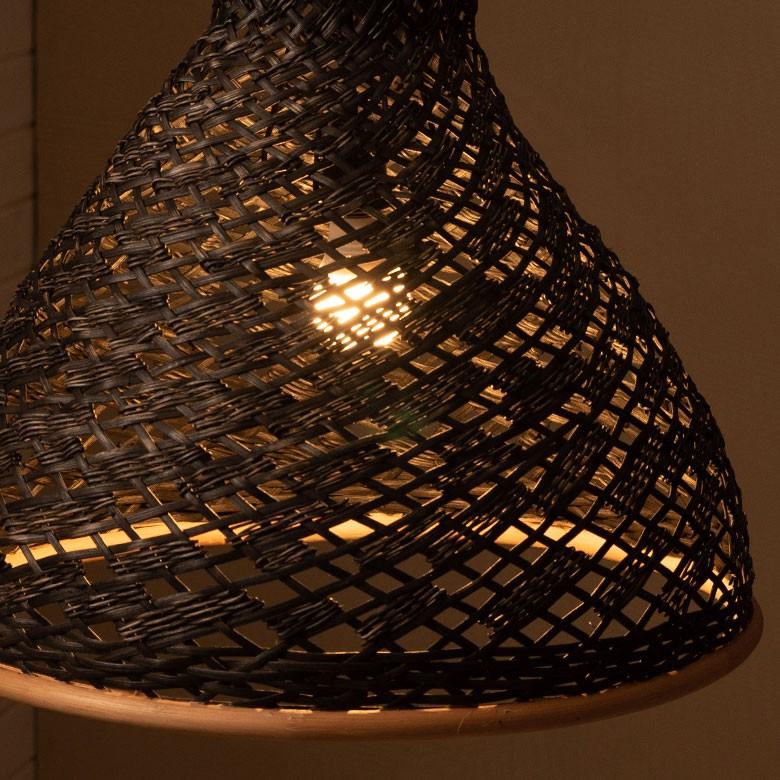 ランプシェード ペンダントライト おしゃれ ダイニング 和風 LED 対応  照明 アジアン 和室 和モダン リビング 寝室 ラタン 50cm 13720 | ブランド登録なし | 17