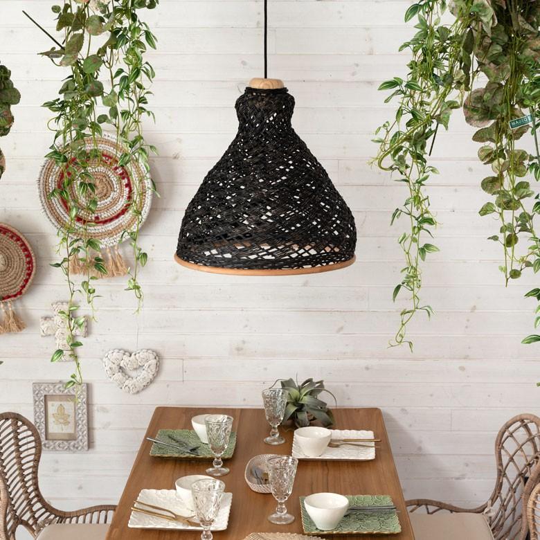 ランプシェード ペンダントライト おしゃれ ダイニング 和風 LED 対応  照明 アジアン 和室 和モダン リビング 寝室 ラタン 50cm 13720 | ブランド登録なし | 18