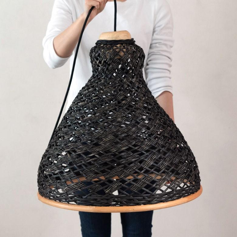 ランプシェード ペンダントライト おしゃれ ダイニング 和風 LED 対応  照明 アジアン 和室 和モダン リビング 寝室 ラタン 50cm 13720 | ブランド登録なし | 04