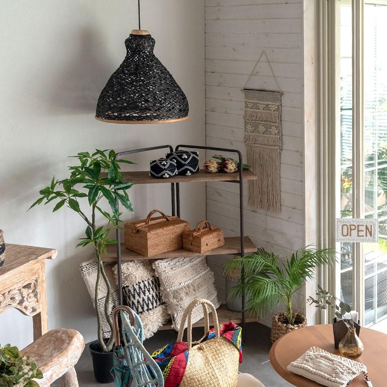 ランプシェード ペンダントライト おしゃれ ダイニング 和風 LED 対応  照明 アジアン 和室 和モダン リビング 寝室 ラタン 50cm 13720 | ブランド登録なし | 08