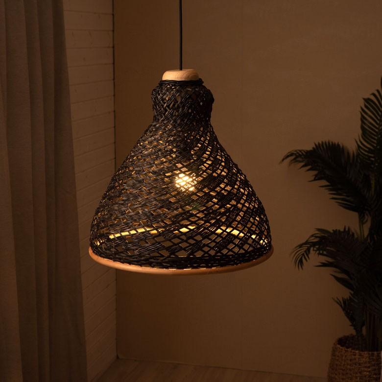 ランプシェード ペンダントライト おしゃれ ダイニング 和風 LED 対応  照明 アジアン 和室 和モダン リビング 寝室 ラタン 50cm 13720 | ブランド登録なし | 09
