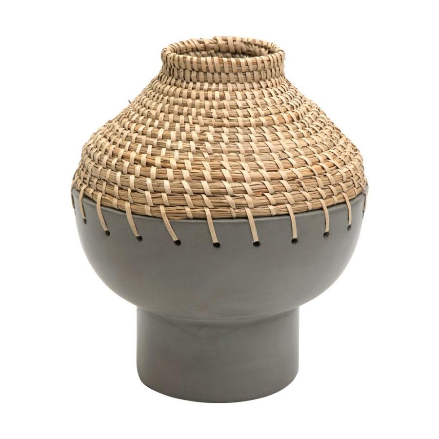 フラワーベース テラコッタ製 花瓶 陶器 生花 造花 ドライフラワー アートプランツ フェイクグリーン デコレーション 置物 アジアン雑貨 水入れ不可 13722 | ブランド登録なし | 19