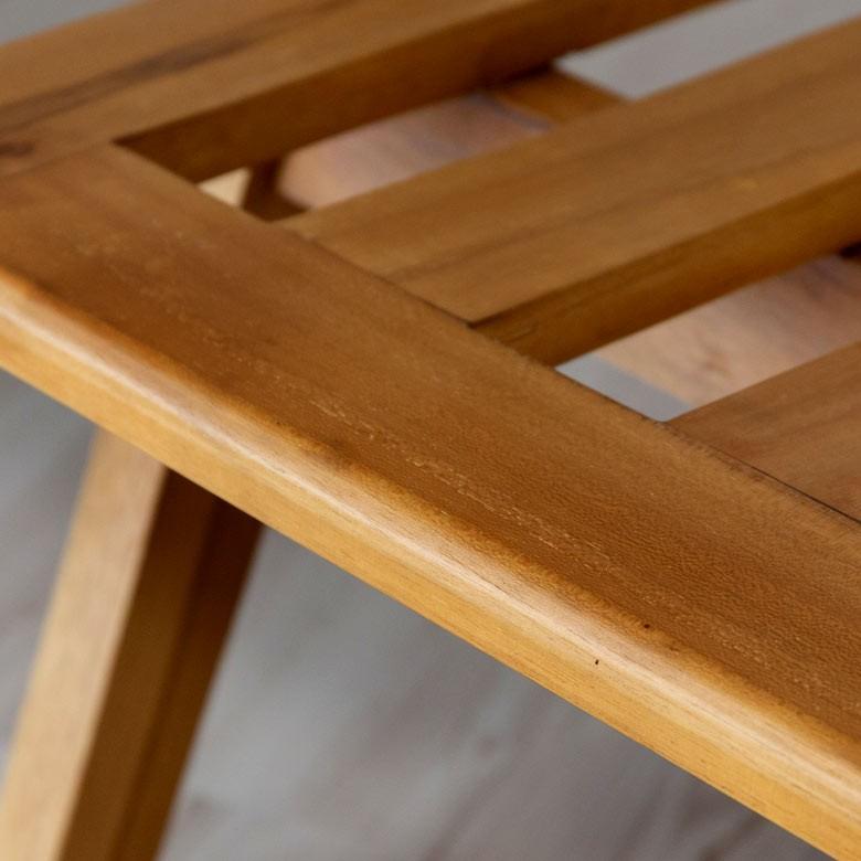 ソファ 1人掛け 肘掛けつき 天然木製 幅190cm「TAKE TEAK」 天然木 チーク材 ファブリック グレー 北欧 モダン シンプル 13731 | ブランド登録なし | 03