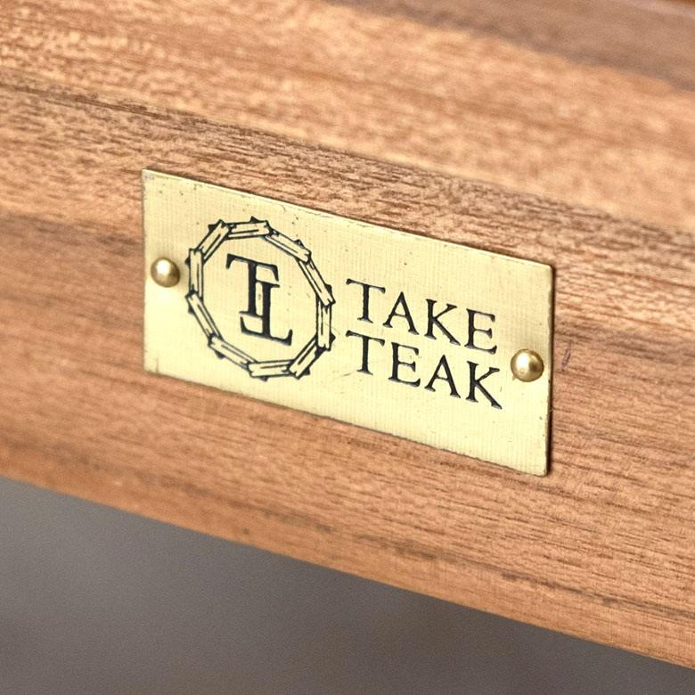 TVボード テレビ台 ローボード オーディオボード 収納付き 天然木製「TAKE TEAK」 チーク材 鏡台 アメリカン 北欧 モダン シンプル 13735 | ブランド登録なし | 10