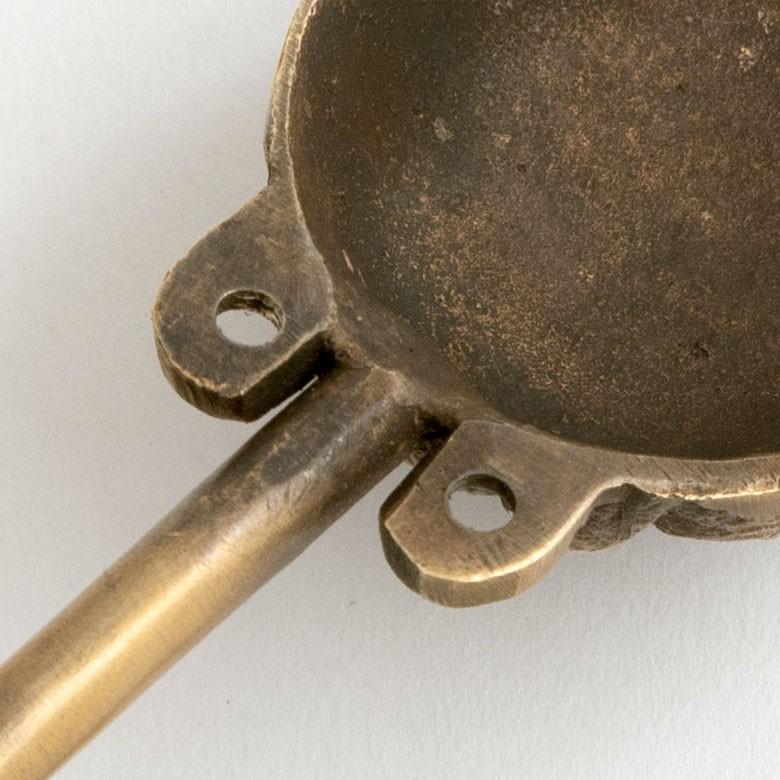 フック 壁掛け ウォール フック パイナップル型 Mサイズ アンティーク風 真鍮製 木ネジ付 壁フック ブロンズ 洗面所 トイレ ドア 壁掛け収納 アジア工房 13744 | ブランド登録なし | 04