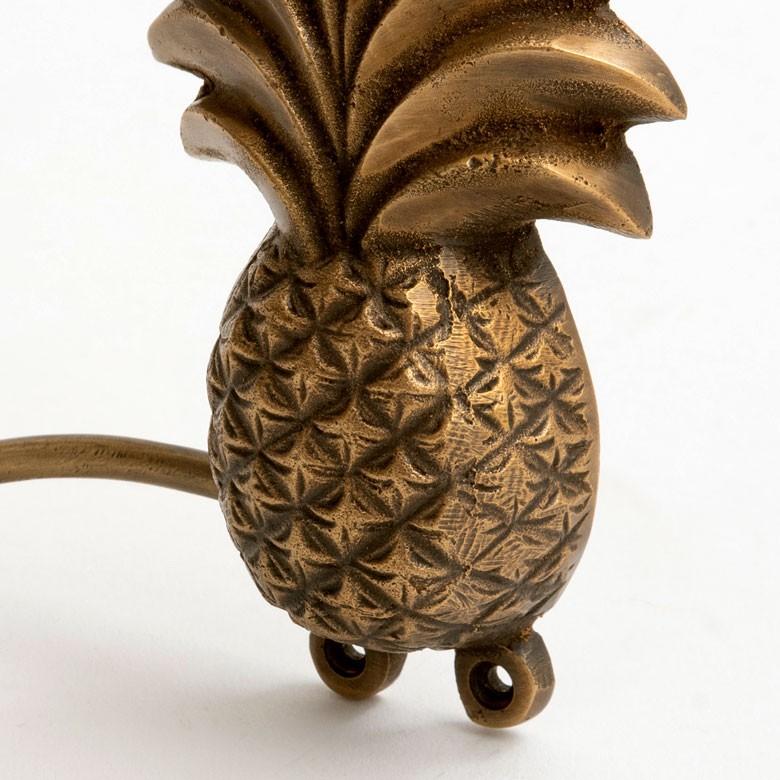 トイレットペーパーホルダー パイナップル 壁掛けフック ウォールフック 約15cm アンティーク風 真鍮製 ブロンズ 洗面所 トイレ ドア 吊り下げ アジア工房 13748 | ブランド登録なし | 01