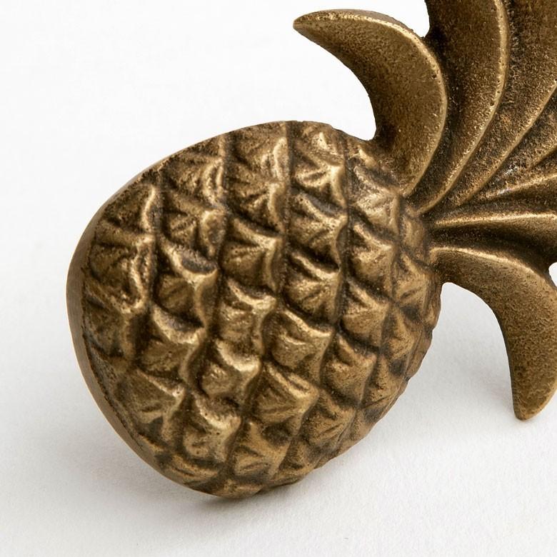 取っ手 ドアノブ 真鍮製 パイナップル型 Mサイズ 幅4.5cm 高さ6.5cm アンティーク風  つまみ DIY 付け替え 引き出し 家具 ハンドル 真鍮ノブ アジア工房 13757 | ブランド登録なし | 10