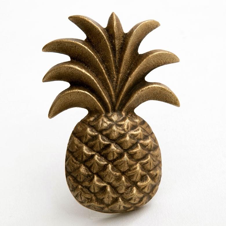 取っ手 ドアノブ 真鍮製 パイナップル型 Mサイズ 幅4.5cm 高さ6.5cm アンティーク風  つまみ DIY 付け替え 引き出し 家具 ハンドル 真鍮ノブ アジア工房 13757 | ブランド登録なし | 02