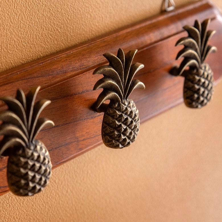 取っ手 ドアノブ 真鍮製 パイナップル型 Mサイズ 幅4.5cm 高さ6.5cm アンティーク風  つまみ DIY 付け替え 引き出し 家具 ハンドル 真鍮ノブ アジア工房 13757 | ブランド登録なし | 06