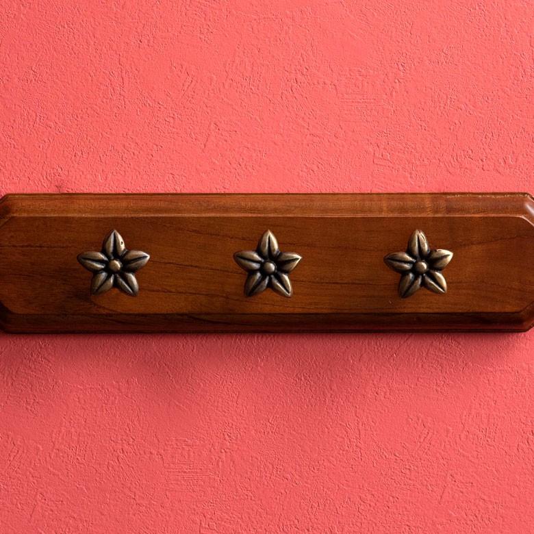 取っ手 ドアノブ 真鍮製 プルメリア型 Sサイズ 幅3.5cm 高さ3.5cm アンティーク風  つまみ DIY 付け替え 引き出し 家具 ハンドル 真鍮ノブ アジア工房 13761 | ブランド登録なし | 04