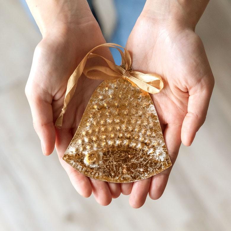 クリスマス オーナメント 壁飾り ベル 鈴 Xmas アルミ製 オブジェ クリスマス雑貨 シルバー ゴールド パーティー おしゃれ 13818 | ブランド登録なし | 07