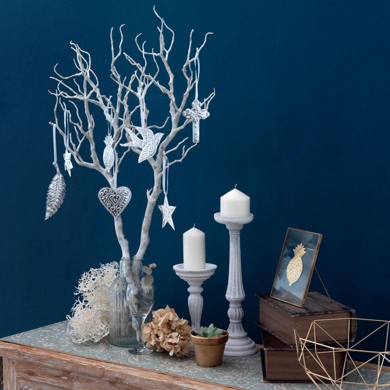 クリスマス オーナメント 壁飾り シルバー Xmas アルミ製 オブジェ クリスマス雑貨  パーティー ウォールデコレーション おしゃれ 13819-slv | ブランド登録なし | 21