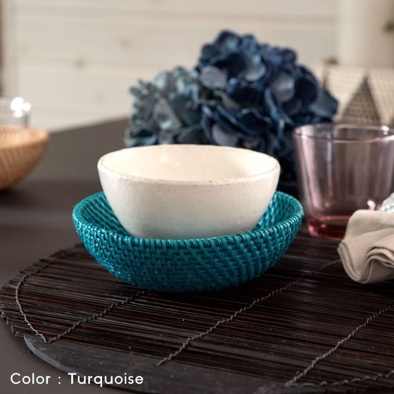 バスケット ラタン製 ボウル Sサイズ かご カゴ 収納 トレー トレイ フルーツバスケット キッチン雑貨 キッチン小物 お菓子入れ おしゃれ 13826 | ELEMENTS（インテリア） | 12