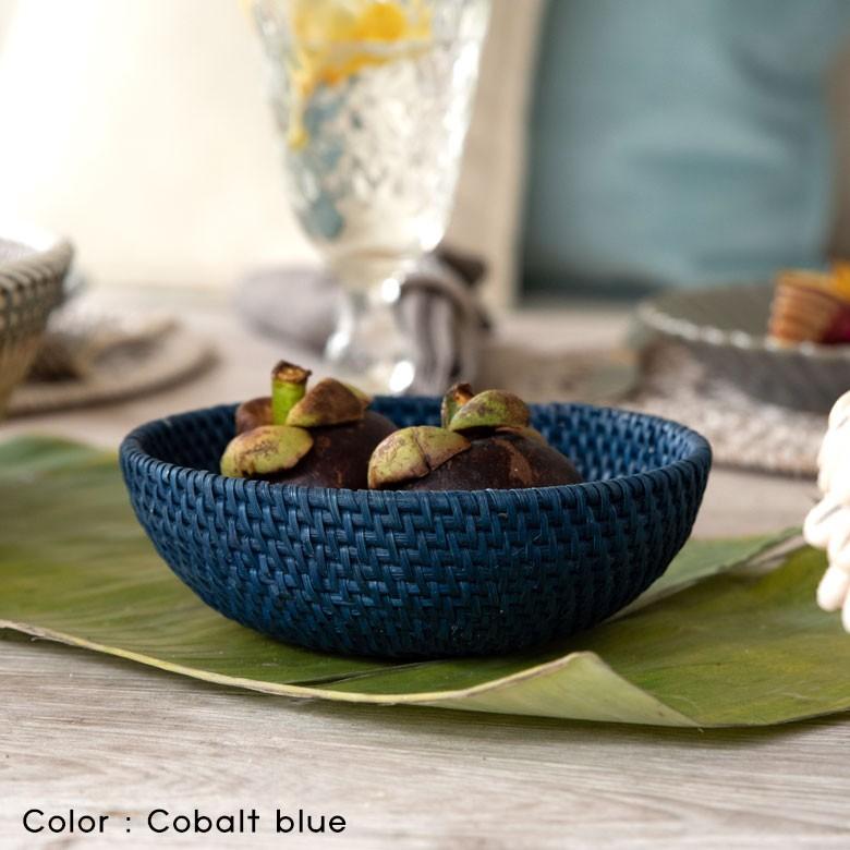 バスケット ラタン製 ボウル Sサイズ かご カゴ 収納 トレー トレイ フルーツバスケット キッチン雑貨 キッチン小物 お菓子入れ おしゃれ 13826 | ELEMENTS（インテリア） | 05