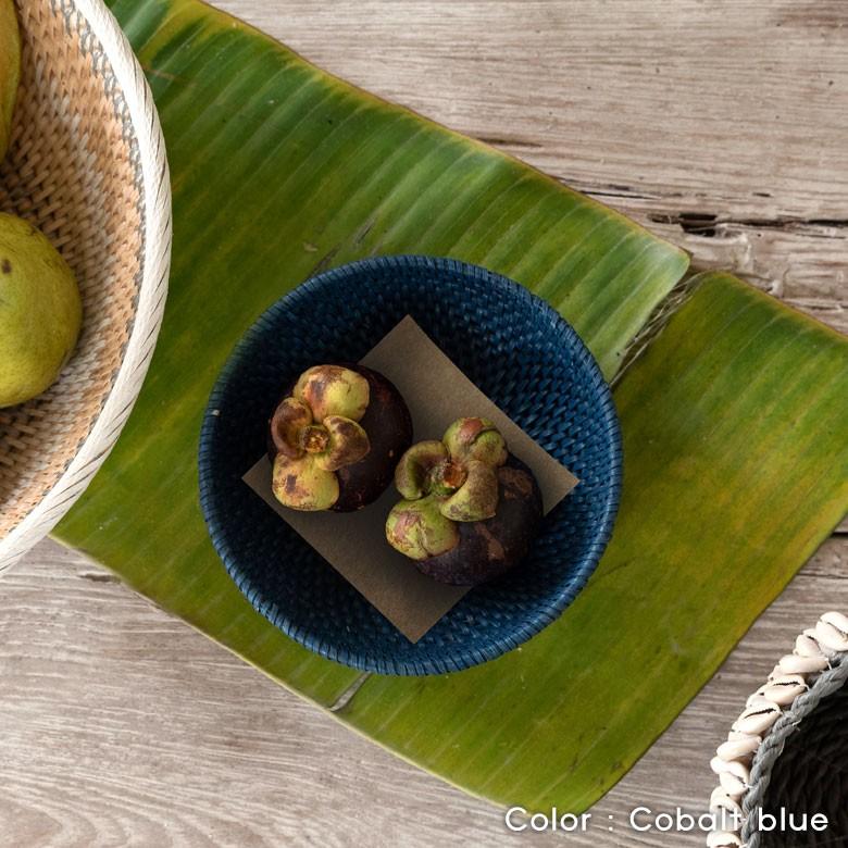 バスケット ラタン製 ボウル Sサイズ かご カゴ 収納 トレー トレイ フルーツバスケット キッチン雑貨 キッチン小物 お菓子入れ おしゃれ 13826 | ELEMENTS（インテリア） | 09