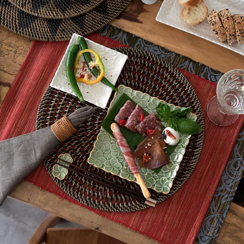 ランチョンマット プレースマット ラタン製 テーブルウェア アジアン モダン キッチン用品 キッチン雑貨 おしゃれ 13828 | ELEMENTS（インテリア） | 04