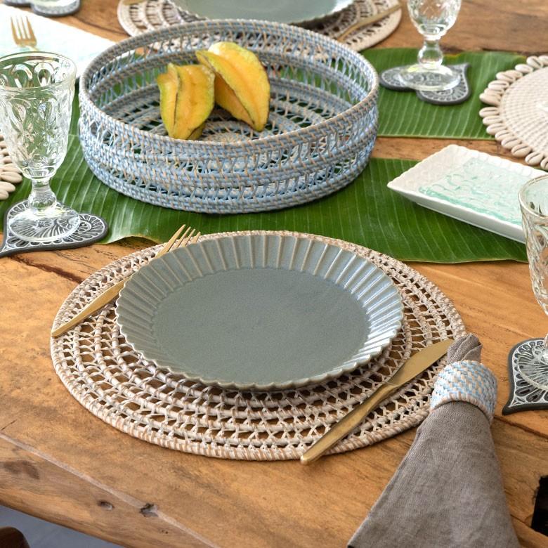 ランチョンマット プレースマット ラタン製 テーブルウェア アジアン モダン キッチン用品 キッチン雑貨 おしゃれ 13828 | ELEMENTS（インテリア） | 05