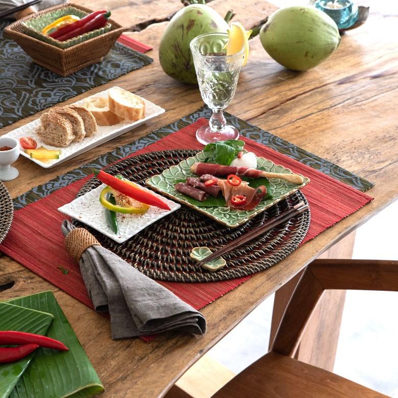 ランチョンマット プレースマット ラタン製 テーブルウェア アジアン モダン キッチン用品 キッチン雑貨 おしゃれ 13828 | ELEMENTS（インテリア） | 07