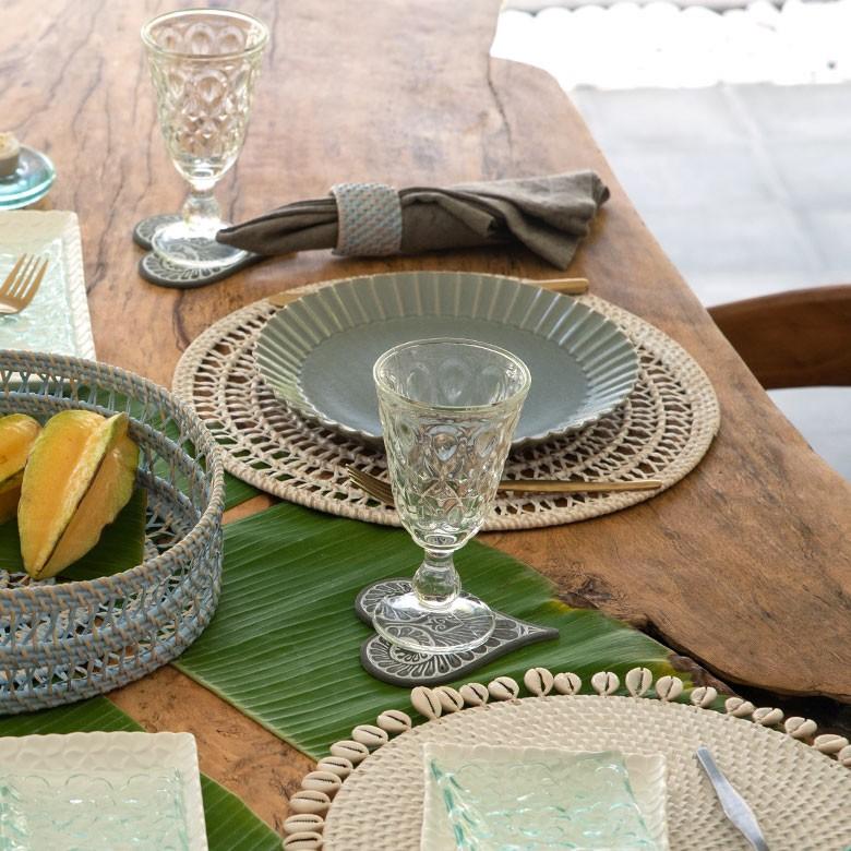 ランチョンマット プレースマット ラタン製 テーブルウェア アジアン モダン キッチン用品 キッチン雑貨 おしゃれ 13828 | ELEMENTS（インテリア） | 10