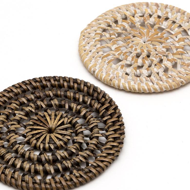 コースター おしゃれ 丸型 ラウンド ナチュラル モダン アジアン 1枚 キッチン用品 テーブルウェア シンプル 13829 | ブランド登録なし | 03