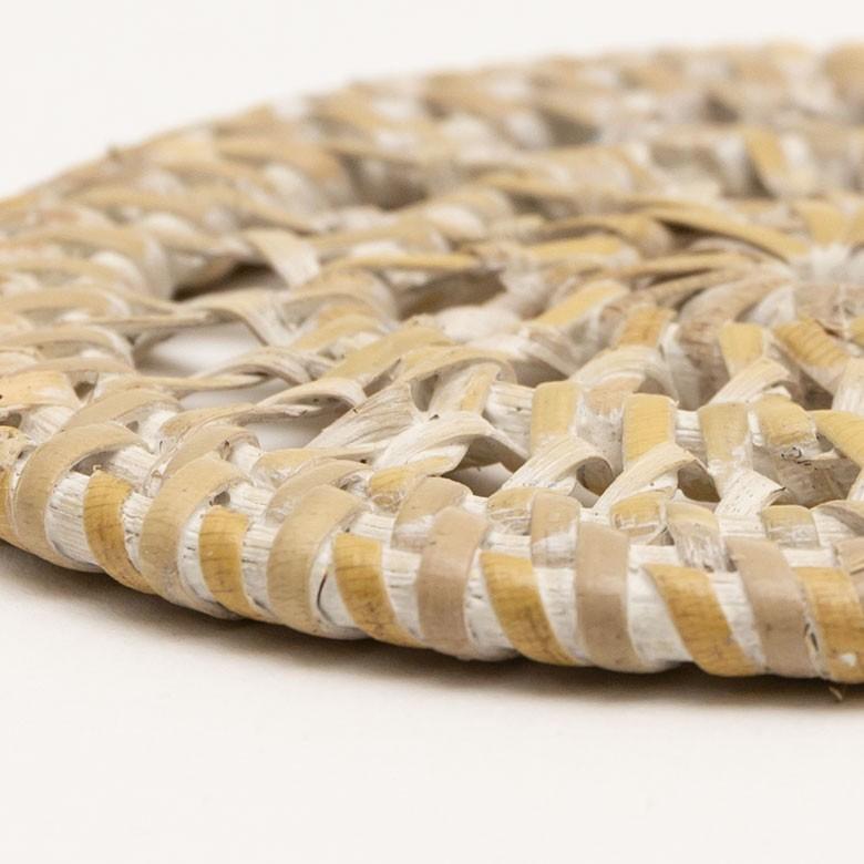 コースター おしゃれ 丸型 ラウンド ナチュラル モダン アジアン 1枚 キッチン用品 テーブルウェア シンプル 13829 | ブランド登録なし | 13