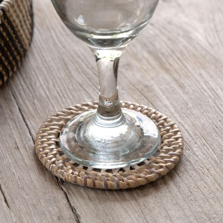 コースター おしゃれ 丸型 ラウンド ナチュラル モダン アジアン 1枚 キッチン用品 テーブルウェア シンプル 13829 | ブランド登録なし | 17