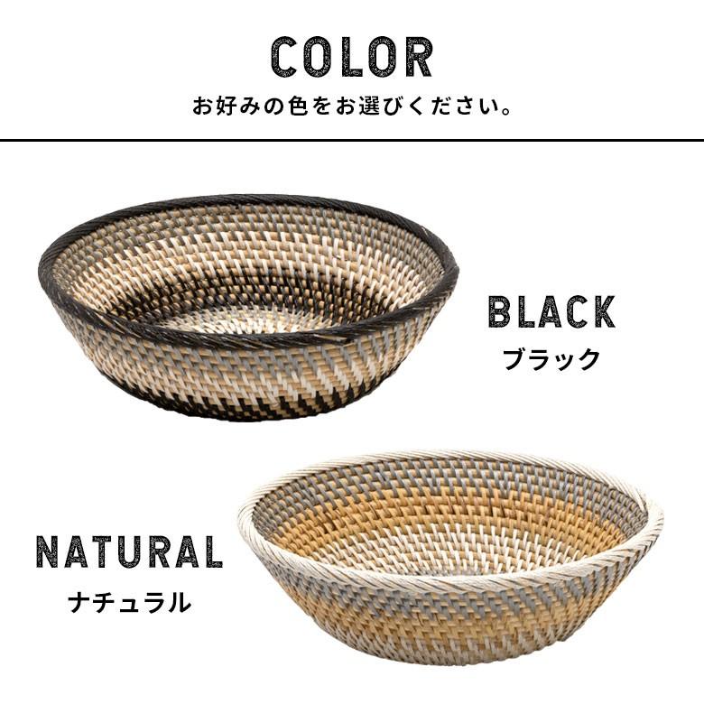 バスケット かご ラタン ウォールデコレーション Sサイズ ボウル 小物入れ 収納 バリ雑貨 アジアン ラウンド 丸型 ナチュラル おしゃれ 13830 | ブランド登録なし | 03