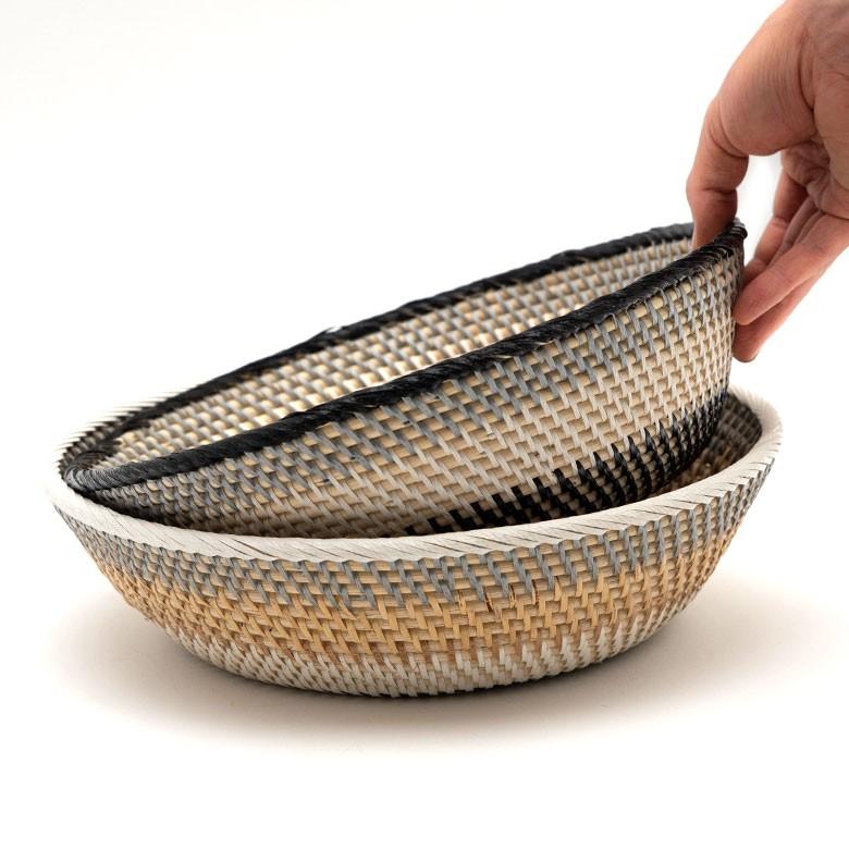 バスケット かご ラタン ウォールデコレーション Mサイズ ボウル 小物入れ 収納 バリ雑貨 アジアン ラウンド 丸型 ナチュラル おしゃれ 13831 | ブランド登録なし | 12