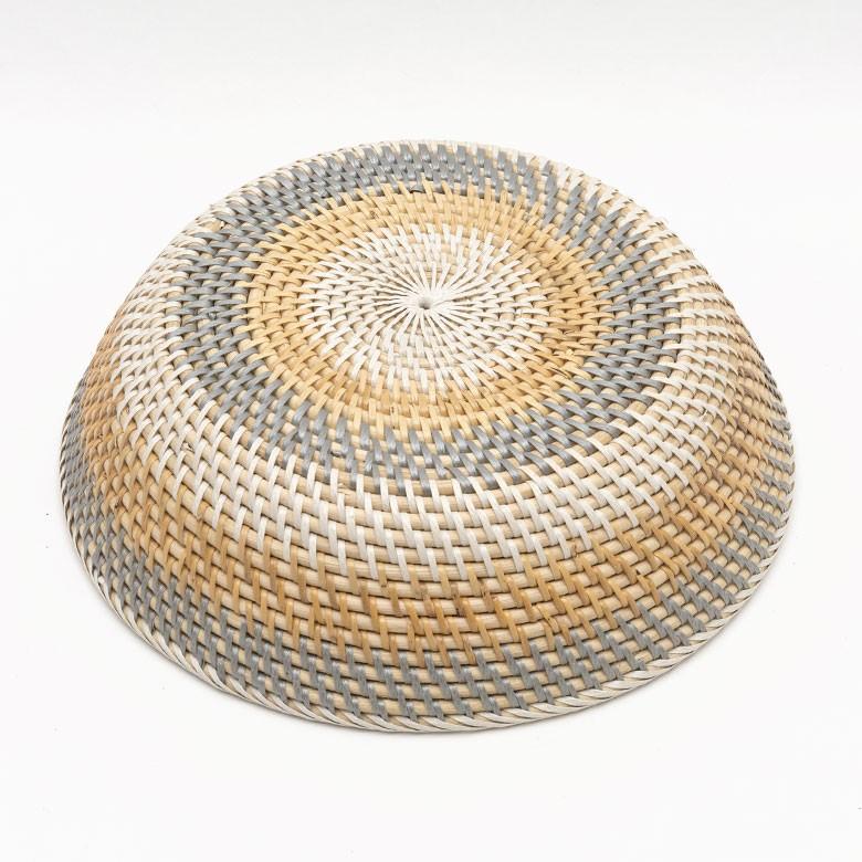 バスケット かご ラタン ウォールデコレーション Mサイズ ボウル 小物入れ 収納 バリ雑貨 アジアン ラウンド 丸型 ナチュラル おしゃれ 13831 | ブランド登録なし | 17