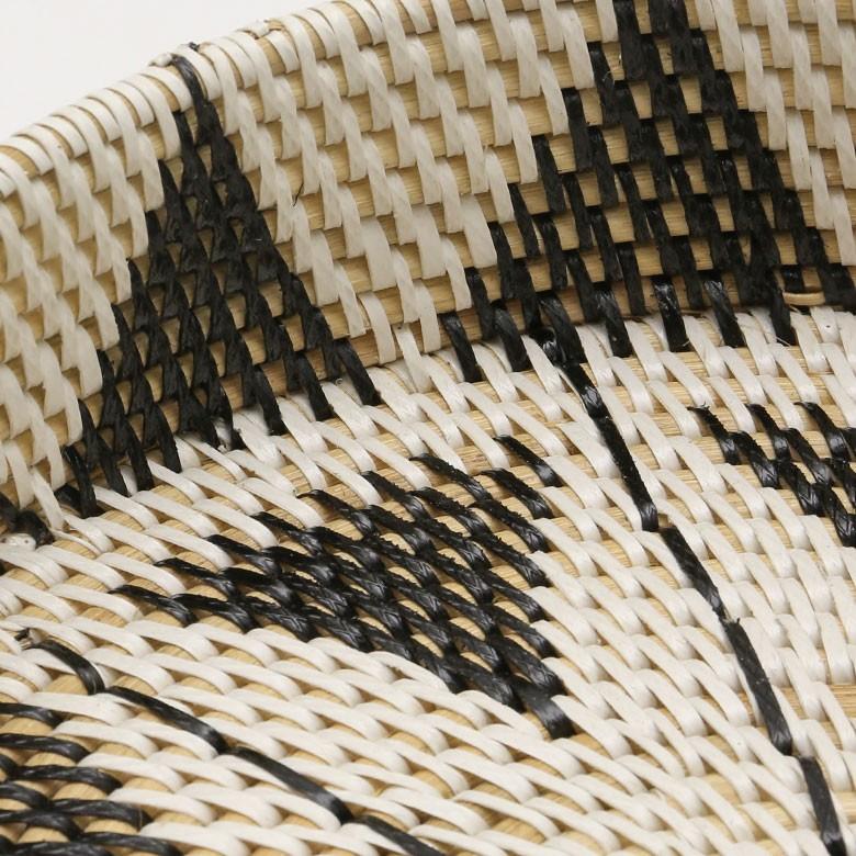 トレー ラウンドトレイ デコレーショントレイ ラタン製 籐 果物かご 丸型 小物入れ 収納 バリ雑貨 おしゃれ アジアン 13832 | ブランド登録なし | 01