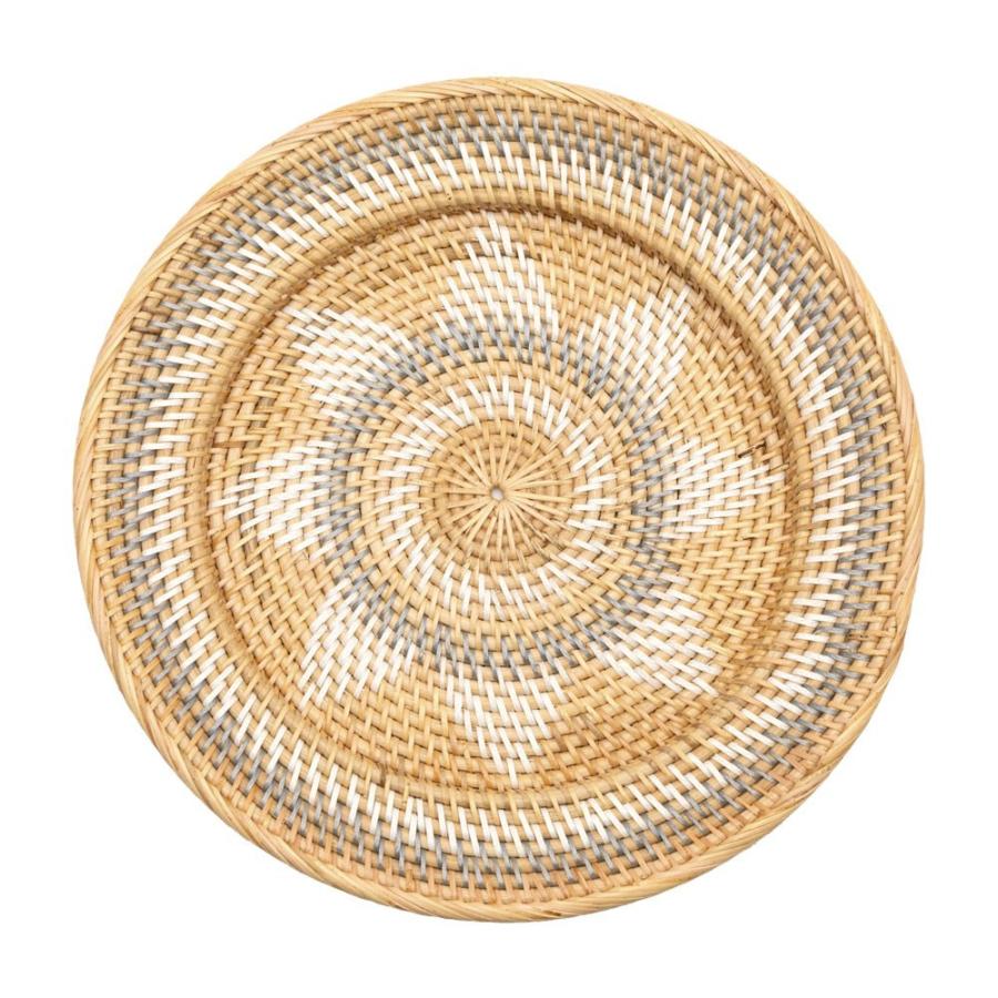 ウォールデコレーション トレイ トレー 35cm バスケット かご ラタン バリ雑貨 アジアン 円形 ナチュラル おしゃれ 紐付き 13833 | ブランド登録なし | 22