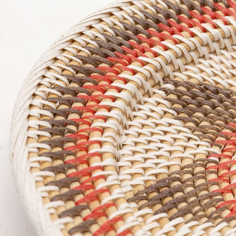 ウォールデコレーション トレイ トレー 35cm バスケット かご ラタン バリ雑貨 アジアン 円形 ナチュラル おしゃれ 紐付き 13833 | ブランド登録なし | 10
