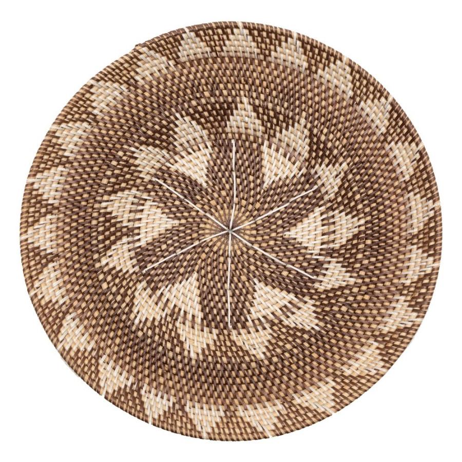 ウォールデコレーション トレイ トレー Lサイズ ラタン バスケット バリ雑貨 アジアン ウォールプレート 円形 おしゃれ 紐付き 13835 | ブランド登録なし | 21