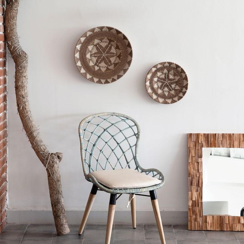 ウォールデコレーション トレイ トレー Lサイズ ラタン バスケット バリ雑貨 アジアン ウォールプレート 円形 おしゃれ 紐付き 13835 | ブランド登録なし | 04