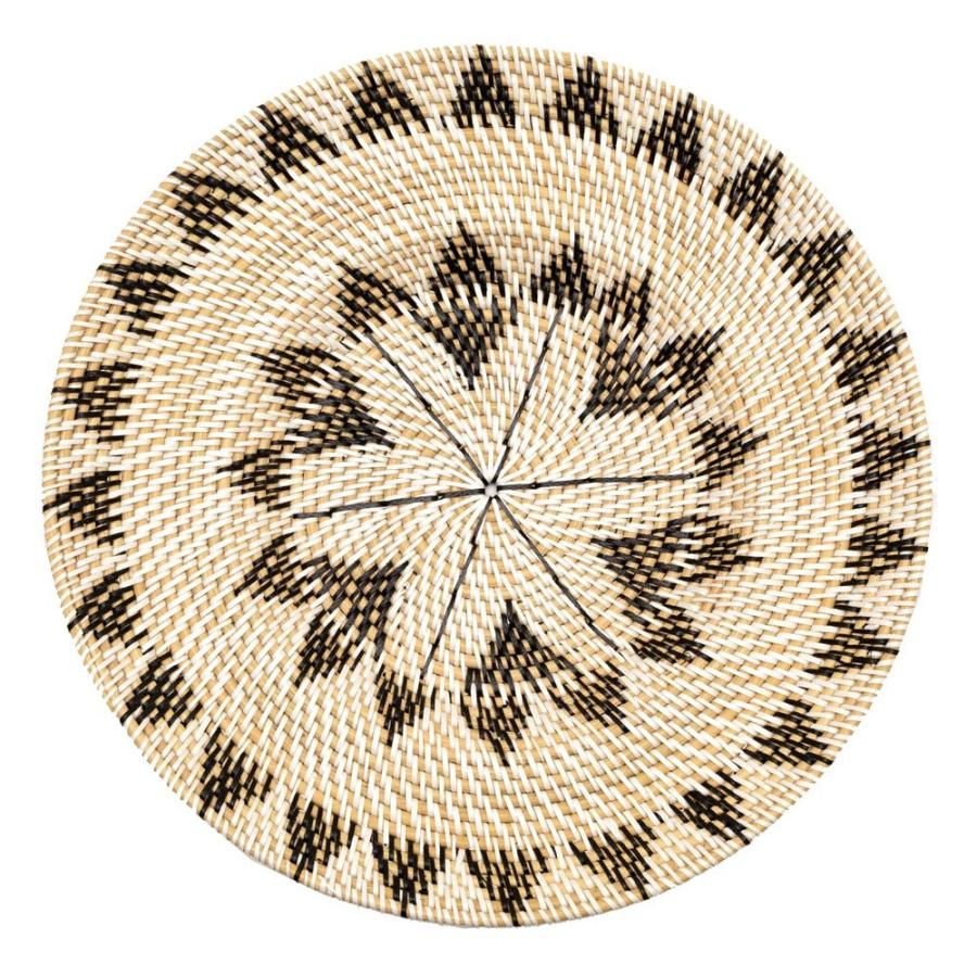 ウォールデコレーション トレイ トレー Lサイズ ラタン バスケット バリ雑貨 アジアン ウォールプレート 円形 おしゃれ 紐付き 13835 | ブランド登録なし | 22